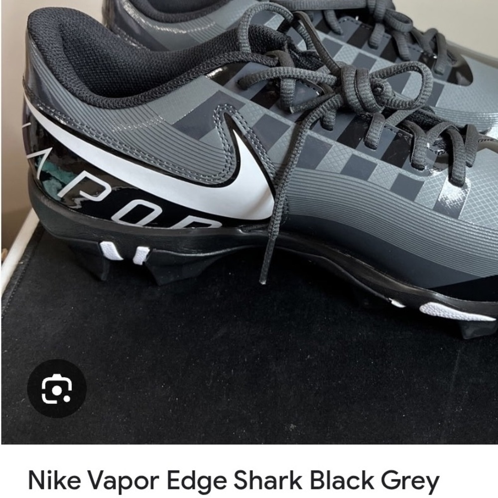 Nike Vapor Boy’s Black and Gray Athletic Cleats